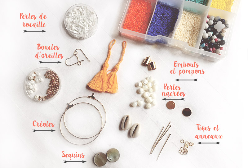 Matériel boucles d'oreilles bohème