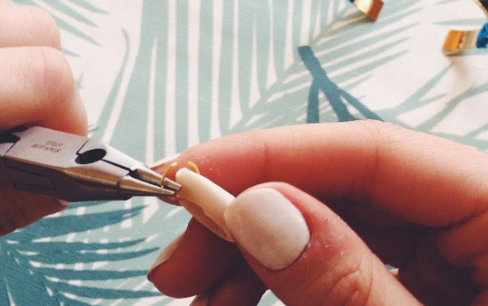 diy : coquillage et anneau