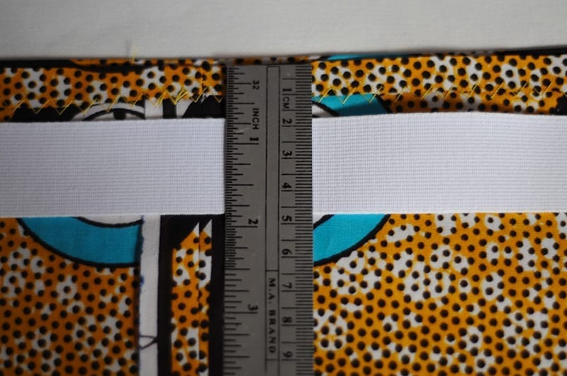 Tutoriel couture : créer une jupe à taille élastique en wax