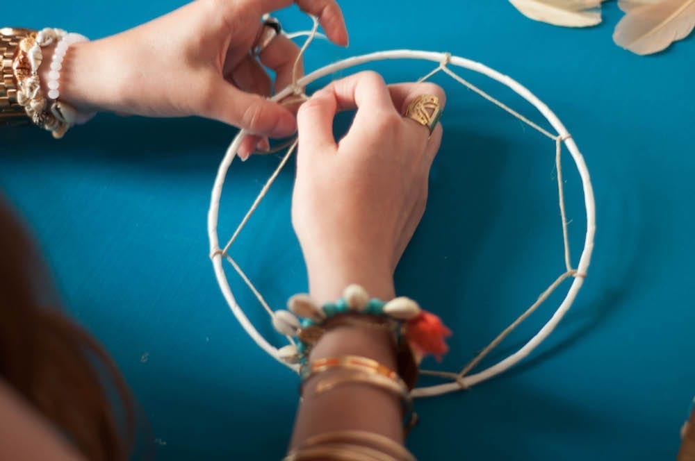 DIY dreamcatcher pour une déco bohème