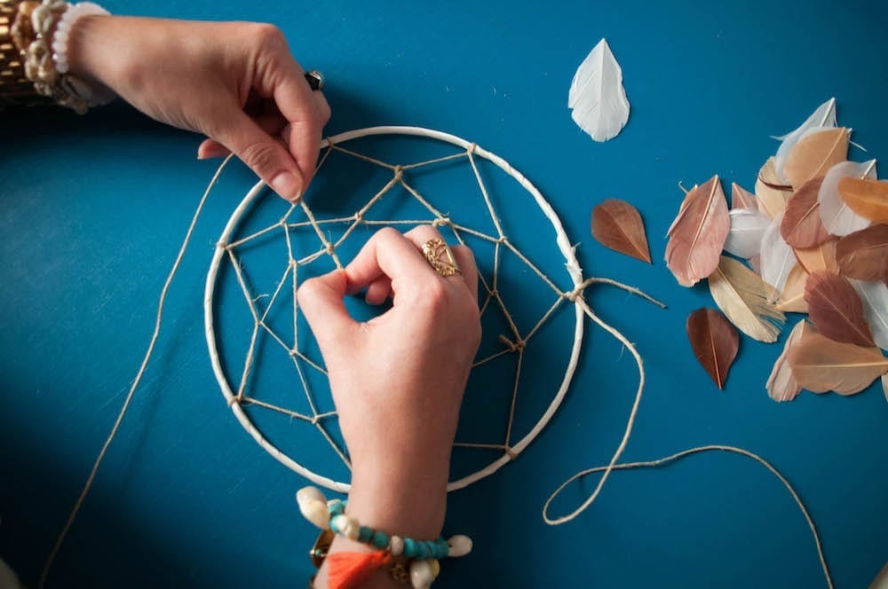 DIY dreamcatcher pour une déco bohème