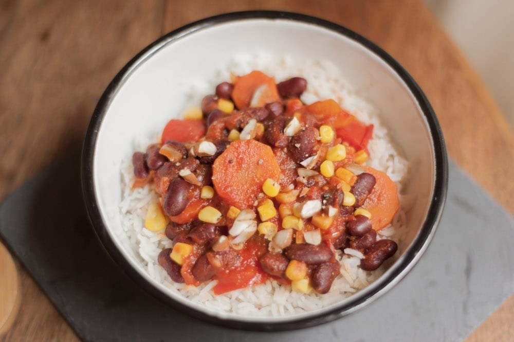 recette chili végétarien
