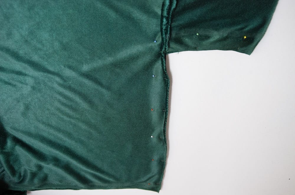 diy coudre kimono velours