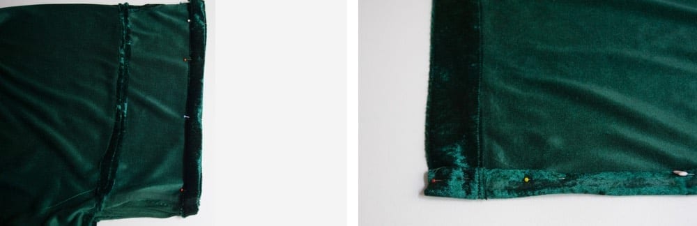 diy coudre kimono velours