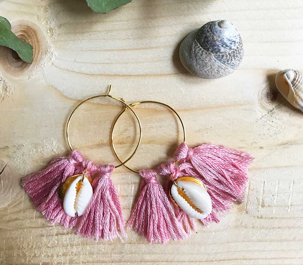 boucles coquillages