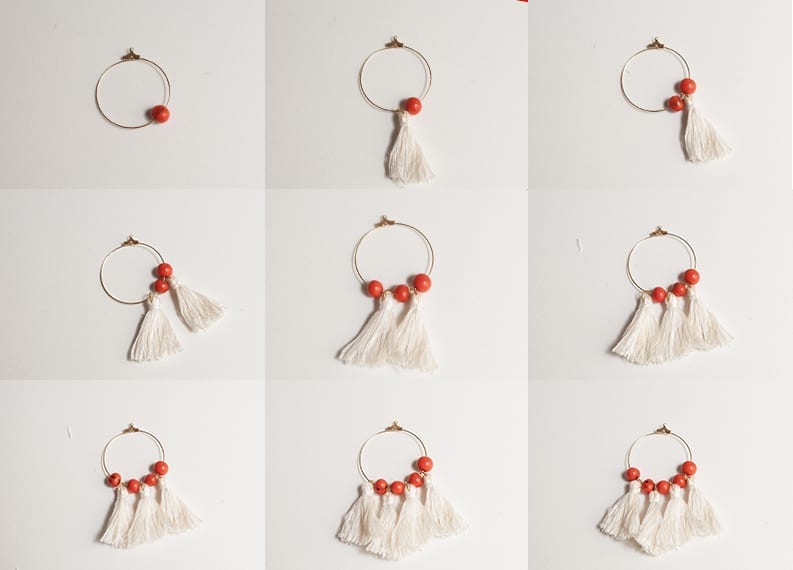diy boucles d'oreilles pompons