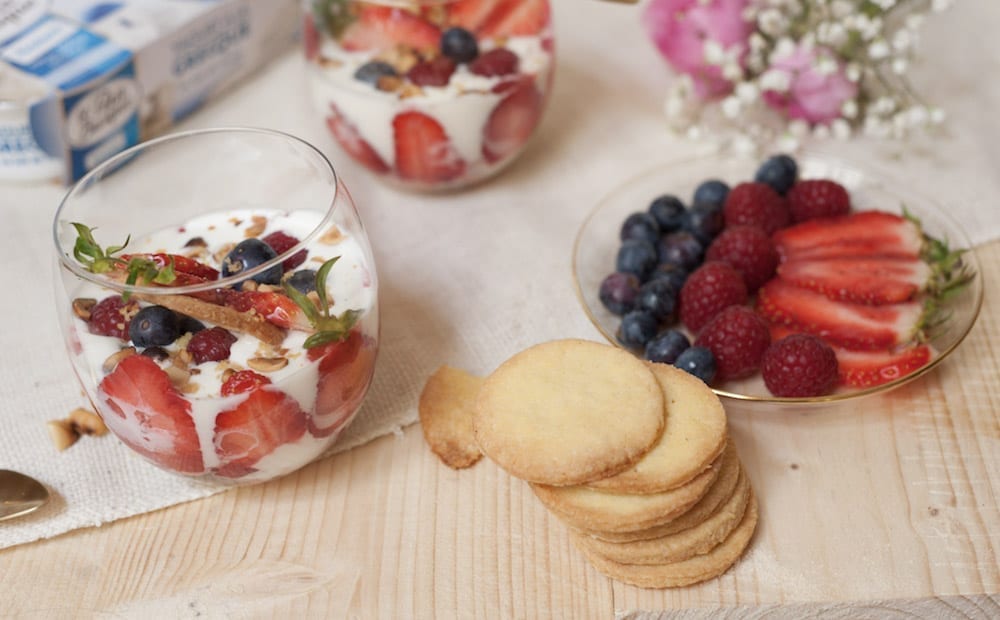 recette verrine yaourt à la grecque au lait de brebis